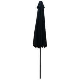 Rinse Bathrooms Outdoor Patio Garden Parasol 3X2M Sun Shade Umbrella Canopy W/crank Tilt Uv Protection Black - thumbnail 4