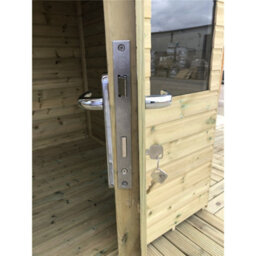 Marlborough - 10 X 11 Pressure Treated T&g Wooden Summerhouse + Overhang + Long Windows (10Ft X 11Ft) / (10' X 11') (10X11) - thumbnail 7