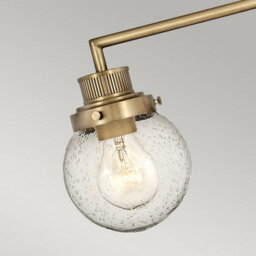 Luminosa Lighting Luminosa Hinkley Poppy Bathroom Wall Lamp Heritage Brass, Ip44 - thumbnail 3