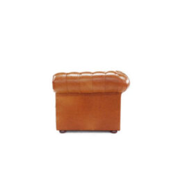 Chesterfield 3 Seater Sofa Old English Saddle Real Leather In Classic Style - thumbnail 5