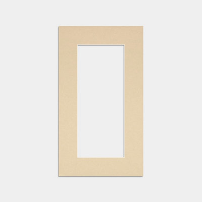 Ak Frames 16X9 Ivory Picture Mounts To Fit 12X5 Aperture Size - Mount Board Only (No Frame Included) - image 1