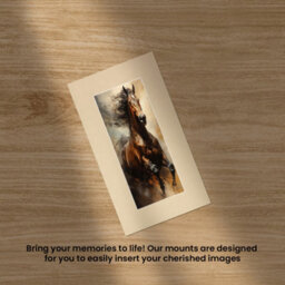 Ak Frames 16X9 Ivory Picture Mounts To Fit 12X5 Aperture Size - Mount Board Only (No Frame Included) - thumbnail 5