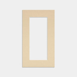 Ak Frames 16X9 Ivory Picture Mounts To Fit 12X5 Aperture Size - Mount Board Only (No Frame Included) - thumbnail 1