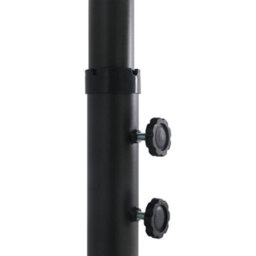 Berkfield Outdoor Parasol With Aluminium Pole 460X270 Cm Black - thumbnail 7