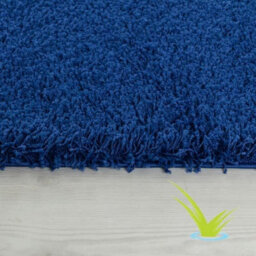 STALWART Modern Shaggy Rug - 5Cm Thick Pile Soft Touch Washable Area Rugs Carpet (Navy Blue, 120X170Cm) - thumbnail 5