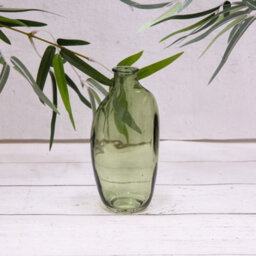 Annibells 3 Green & Pink Abstract Glass Bud Vases (16400) - thumbnail 3