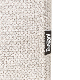 Beliani Chaise Longue Savasse Faux Linen Light Beige - thumbnail 8