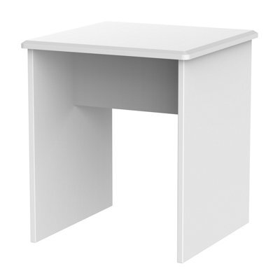Harrow Lamp Table In White Gloss (Ready Assembled)