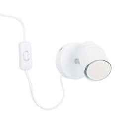 Valuelights Benton White Plug In Wall Spotlight And Bulb - thumbnail 7