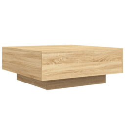Berkfield Coffee Table Sonoma Oak 80X80X31 Cm Engineered Wood - thumbnail 7