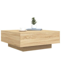 Berkfield Coffee Table Sonoma Oak 80X80X31 Cm Engineered Wood - thumbnail 4