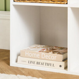 Ohs Oslo 4 Cube Freestanding Storage Unit Bookcase Shelf - thumbnail 2