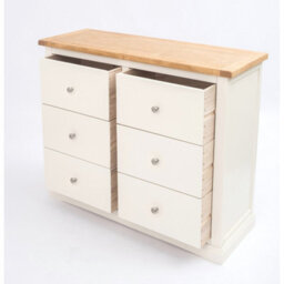 Cabinet Bits Castelli 6 Drawer Chest Of Drawers Chrome Knob - thumbnail 4