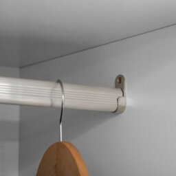 Wyld Haus Coralia White And Natural 2-Door Wardrobe With Hanging Rail And 2 Drawers - 180H X 80W X 50D Cm - thumbnail 9