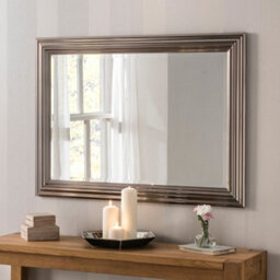 Yearn Dark Chrome Wall Mirror 76X61Cm - thumbnail 4