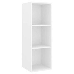Berkfield Wall-Mounted Tv Cabinet White 37X37X107 Cm Engineered Wood - thumbnail 2