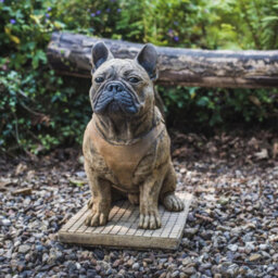 Life-Size French Bulldog Statue - thumbnail 1
