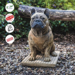 Life-Size French Bulldog Statue - thumbnail 3