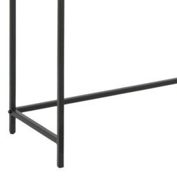 Furniture To Go Seaford Black Metal Console Table With Black Top - thumbnail 9