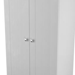 Santander Ready Assembled Traditional Matt Grey & Oak Tall Double Wardrobe (H)1970mm (W)770mm (D)530mm - thumbnail 2