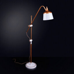 Daylight Anita Crafting Floor Lamp With Magnifier Phone Holder & 2600 Lux Led Lighting - thumbnail 2