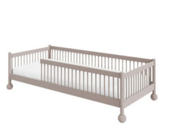 Arte Star Wooden Single Bed Eu 90X200Cm In Cashmere - Soft Neutral Luxury & Timeless Appeal - thumbnail 2