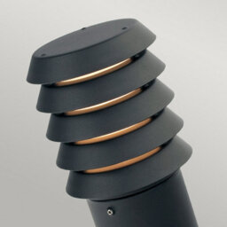 Luminosa Lighting Elstead Alta 1 Light Medium Outdoor Bollard Light Black Ip65, E27 - thumbnail 3