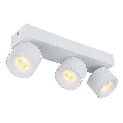 Luminosa Lighting Luminosa Rae Ceiling Spotlight Bar White Matt 3X Led 3000K - image 1
