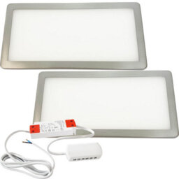 Brushed Nickel Ultra-Slim Kitchen Under Cabinet Led Light Kit With Natural White Diffused Illumination - thumbnail 1