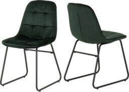 Seconique Hamilton Dining Set With 4 Lukas Chairs Medium Oak Effect Green Velvet - thumbnail 9