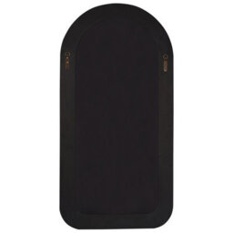 Beliani Wall Mirror Cervon 60 Cm 120 Cm Boucle Taupe - thumbnail 5
