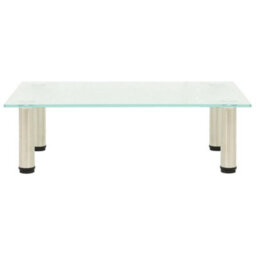 Berkfield Modern Tv Stand Frosted 60X35X17 Cm Tempered Glass