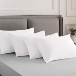 Bedlooms Dyed Pillowcase 2 Pair- Soft Plain Pillow Covers White Envelop Closure - Easy Care Bed Pillowcases 50X75 Cm - thumbnail 8
