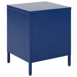 Beliani 2 Drawer Bedside Table Kylea Metal Navy Blue - thumbnail 6