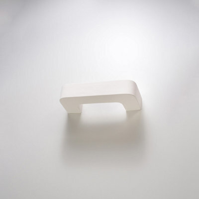 Luminosa Lighting Luminosa 1 Light Ceramic Flush Wall Light White, E27 - image 1