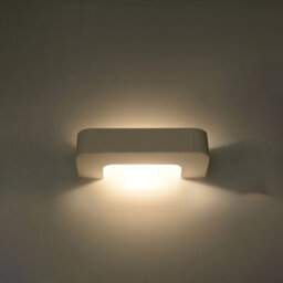 Luminosa Lighting Luminosa 1 Light Ceramic Flush Wall Light White, E27 - thumbnail 2