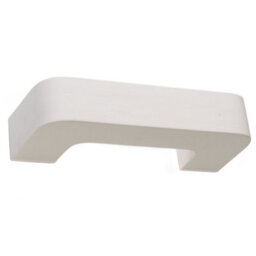 Luminosa Lighting Luminosa 1 Light Ceramic Flush Wall Light White, E27 - thumbnail 3
