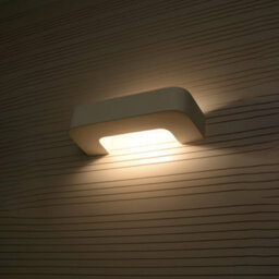 Luminosa Lighting Luminosa 1 Light Ceramic Flush Wall Light White, E27 - thumbnail 4