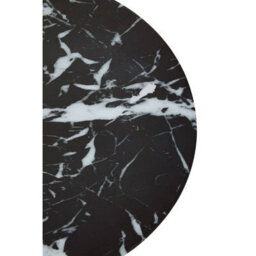 Orsina Avola Black Marble Effect Top Gold Base Side Table - thumbnail 5