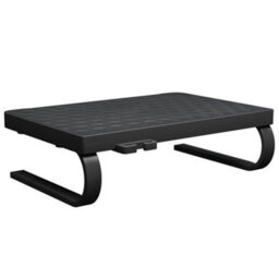 Berkfield Monitor Stand Black 37X28X11.5 Cm - thumbnail 5