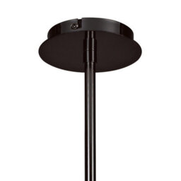 Luminosa Lighting Luminosa Amel Telescopic Convertible To Semi Flush 6 Light L1/sgu10, Black Chrome - thumbnail 3