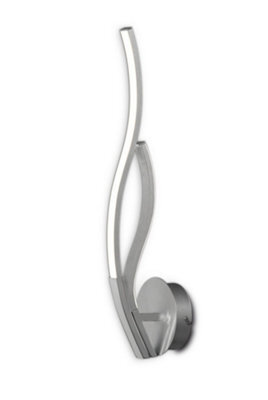 Luminosa Lighting Luminosa Corinto Wall Light, 12W Led, 3000K, 960Lm, Silver Chrome - image 1