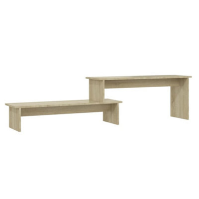 Berkfield Industrial Tv Cabinet Sonoma Oak 180X30X43 Cm Engineered Wood - image 1