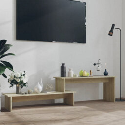 Berkfield Industrial Tv Cabinet Sonoma Oak 180X30X43 Cm Engineered Wood - thumbnail 2
