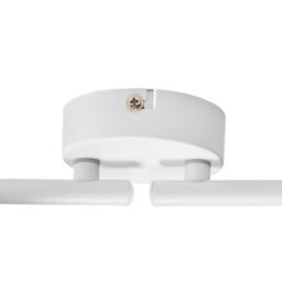 Beliani Four-Light Adjustable Spotlight Ceiling Lamp White Metal Industrial - Matt Finish - thumbnail 9