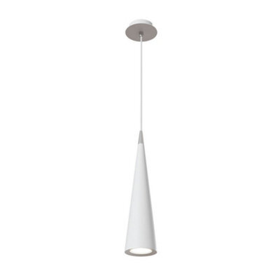 Luminosa Lighting Luminosa Nevill Slim Ceiling Pendant Lamp White, 1 Light, Gu10 - image 1