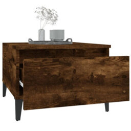 Berkfield Side Tables 2 Pcs Smoked Oak 50X46X35 Cm Engineered Wood - thumbnail 5