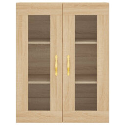 Berkfield Wall Mounted Cabinet Sonoma Oak 69.5X34X90 Cm - thumbnail 7