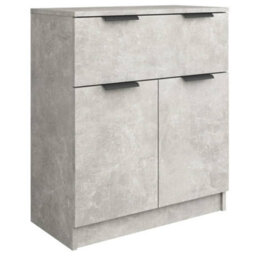 Berkfield Sideboard Concrete Grey 60X30X70 Cm Engineered Wood - thumbnail 2
