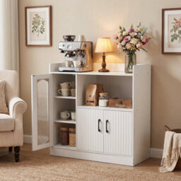 Kitchen Sideboard Cupboard 3 Door Storage Cabinet Unit - thumbnail 3